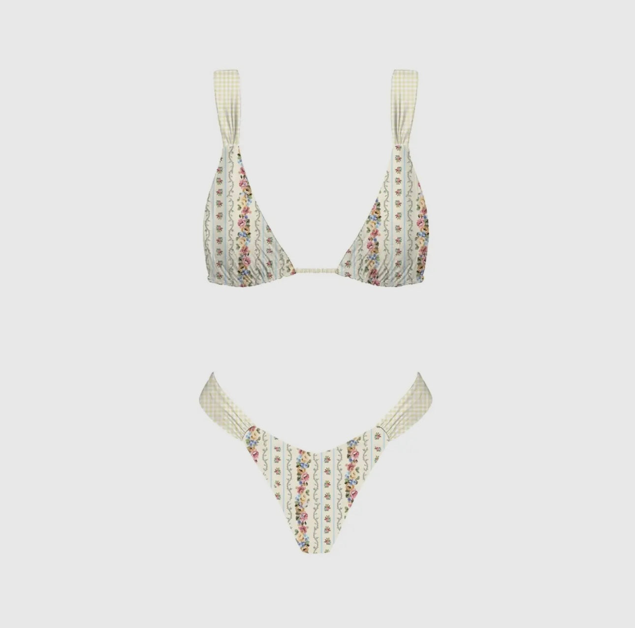 FIFI BOTTOMS - MULTI STITCH/VANILLA