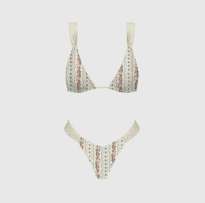 FIFI BOTTOMS - MULTI STITCH/VANILLA
