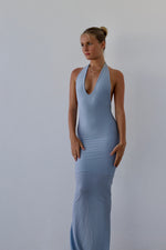 Load image into Gallery viewer, ANASTASIA DRESS - BABY BLUE SHIMMER
