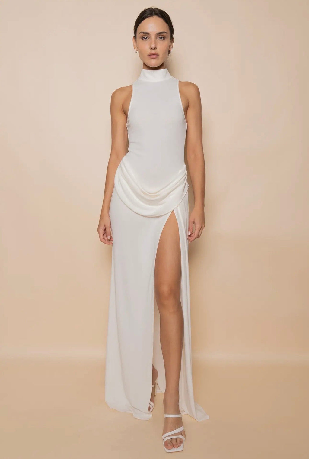 SOLENNE DRESS IVORY - Sophie The Label