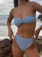 GIGI SET - BABY BLUE LUREX - Sophie The Label